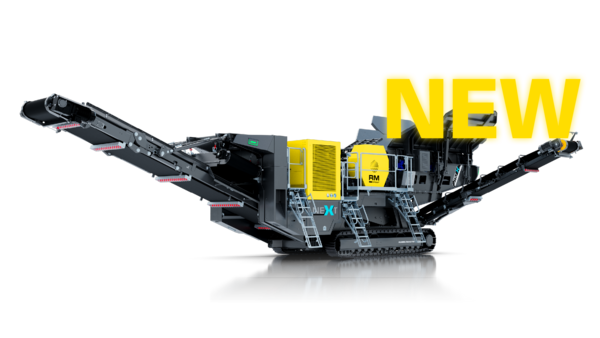 RM J110X mobilní čelisťový drtič